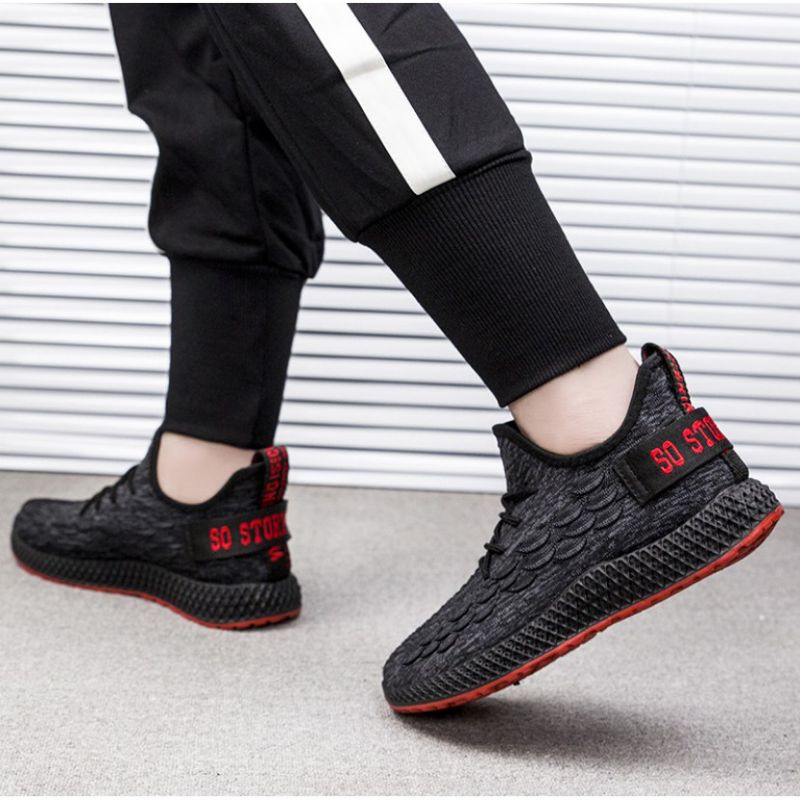 Sepatu Pria Olahraga Sneaker Sport - KLADERS  FASHION COWOK BASKET BOLA KAKI OUTDOOR HITAM IMPOR BAL