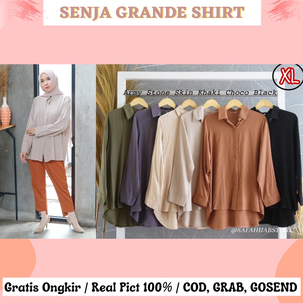 SENJA GRANDE SHIRT / KEMEJA JUMBO / ATASAN