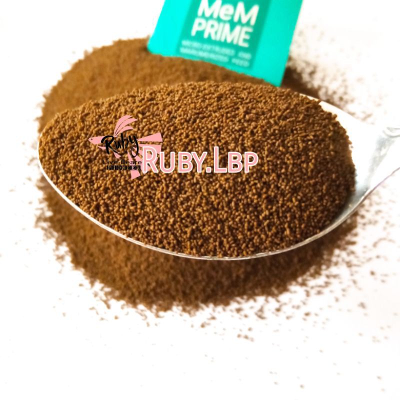 [100gr] pelet mem 3 5 pakan ikan cupang guppy ikan hias aquascape pelet mem prime 300 500
