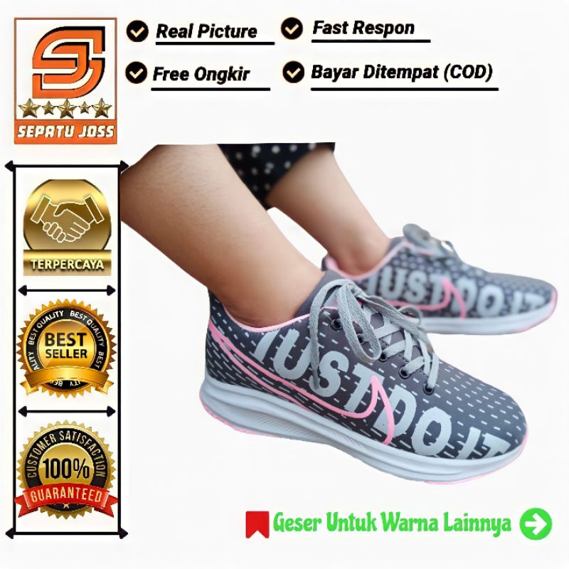 SEPATU OLAHRAGA WANITA SEPATU SENAM ZUMBA AEROBIC GYM FITNES SEPATU SANTAI IMPORT QUALITY RESELLER