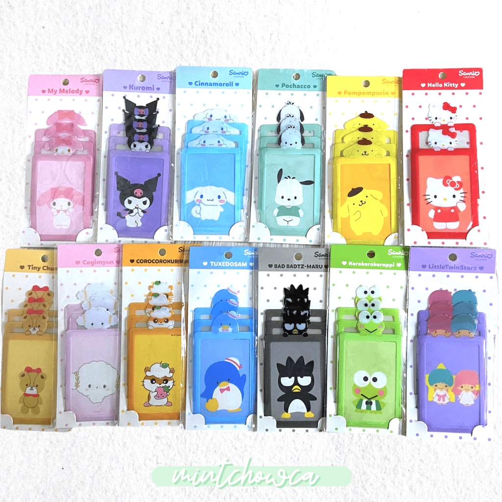 [READY STOCK] Sanrio Korea Photocard Top Loader Pc Cover Card Holder Cahol Tempat Foto Kpop Frame Ph