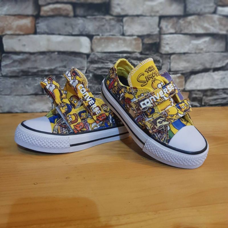 SEPATU ANAK THE SIMPSON PREMIUM QUALITY CONVERSE ANAK THE SIMPSON
