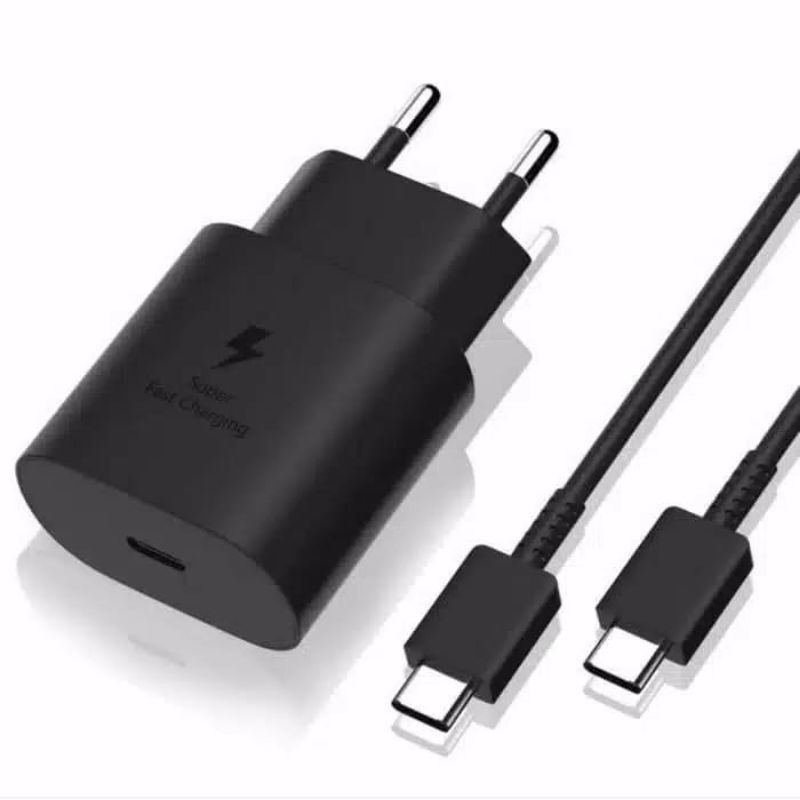 Charger Samsung  Tipe C to Tipe C Original Fast Charging 25W/45W