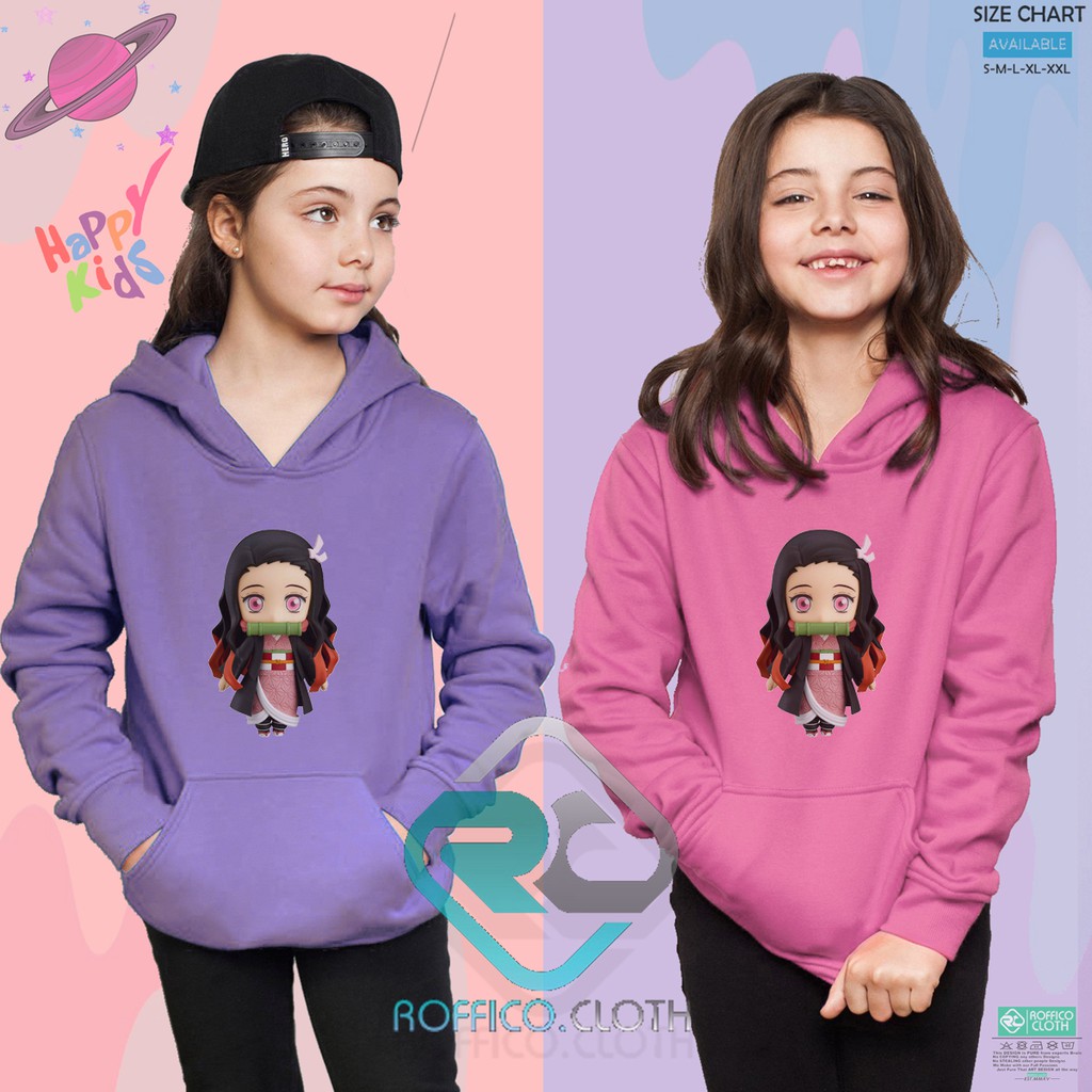 Sweater anak / jaket HOODIE Anak NEZUKO KAMADO TOKYO JAPAN / HOODIE NEZUKO DEMON SLAYER