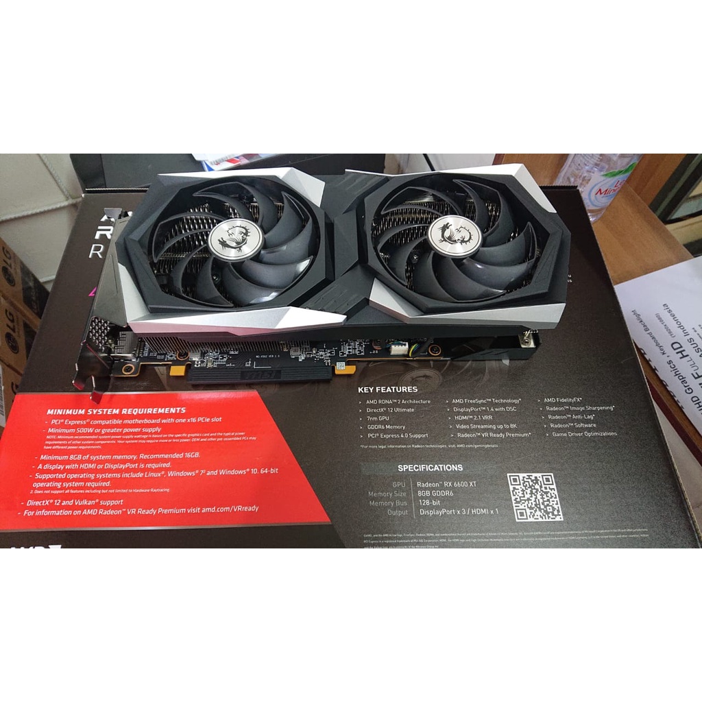 VGA MSI AMD RADEON RX6600 XT GAMING 8GB GDDR6 RDNA2 DisplayPort,HDMI,DVI-D