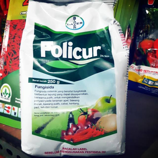 FOLICUR 25 WP KEMASAN 250 gram