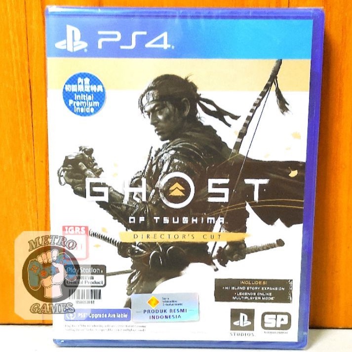 Ghost of Tsushima Directors Cut PS4 Region 3 Asia Kaset GOT Director's Cut Playstation PS 4 5 CD BD Game Games PS4 PS5 Director cuts + dlc iki island susima tsusima tshusima