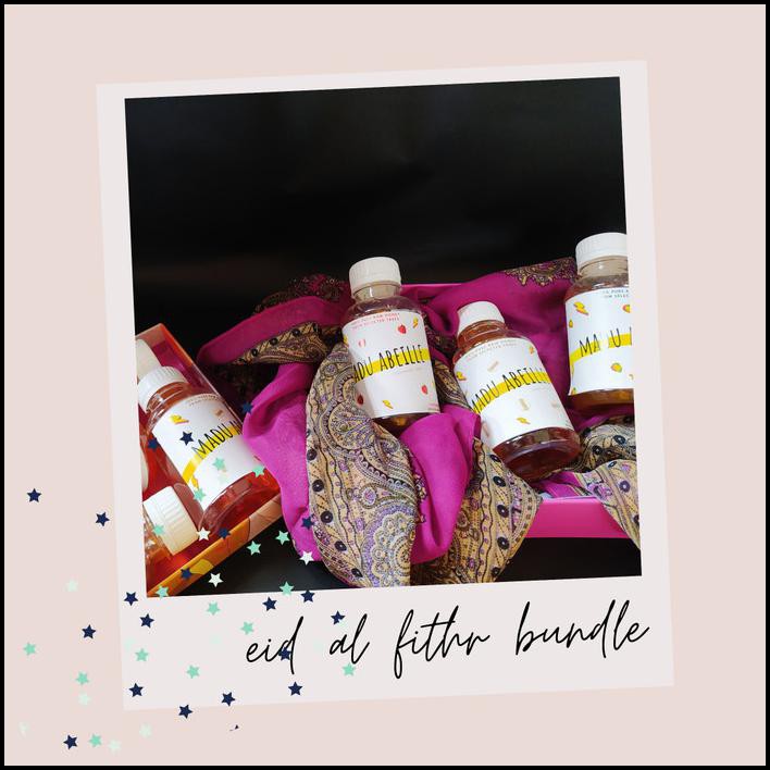 

Mini Hampers Parcel Bundle Lebaran Madu Abeille Asli