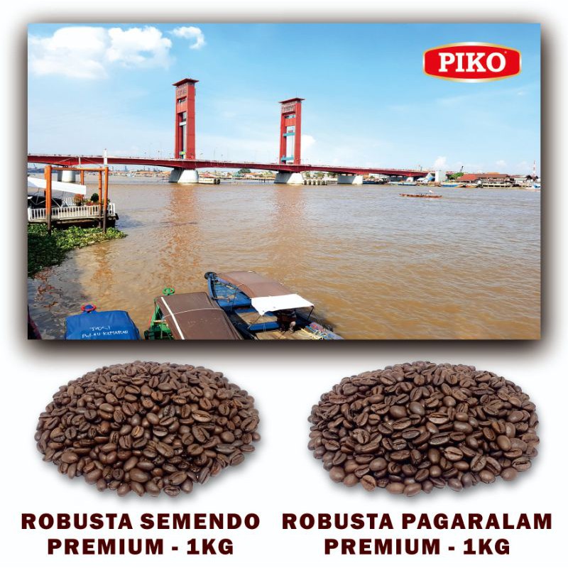 

Kopi Robusta Sumatera Selatan Premium 1kg Biji Kopi Bubuk