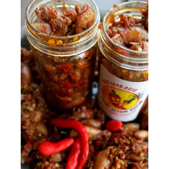 

Sambal baby cumi "cumi hitam racun