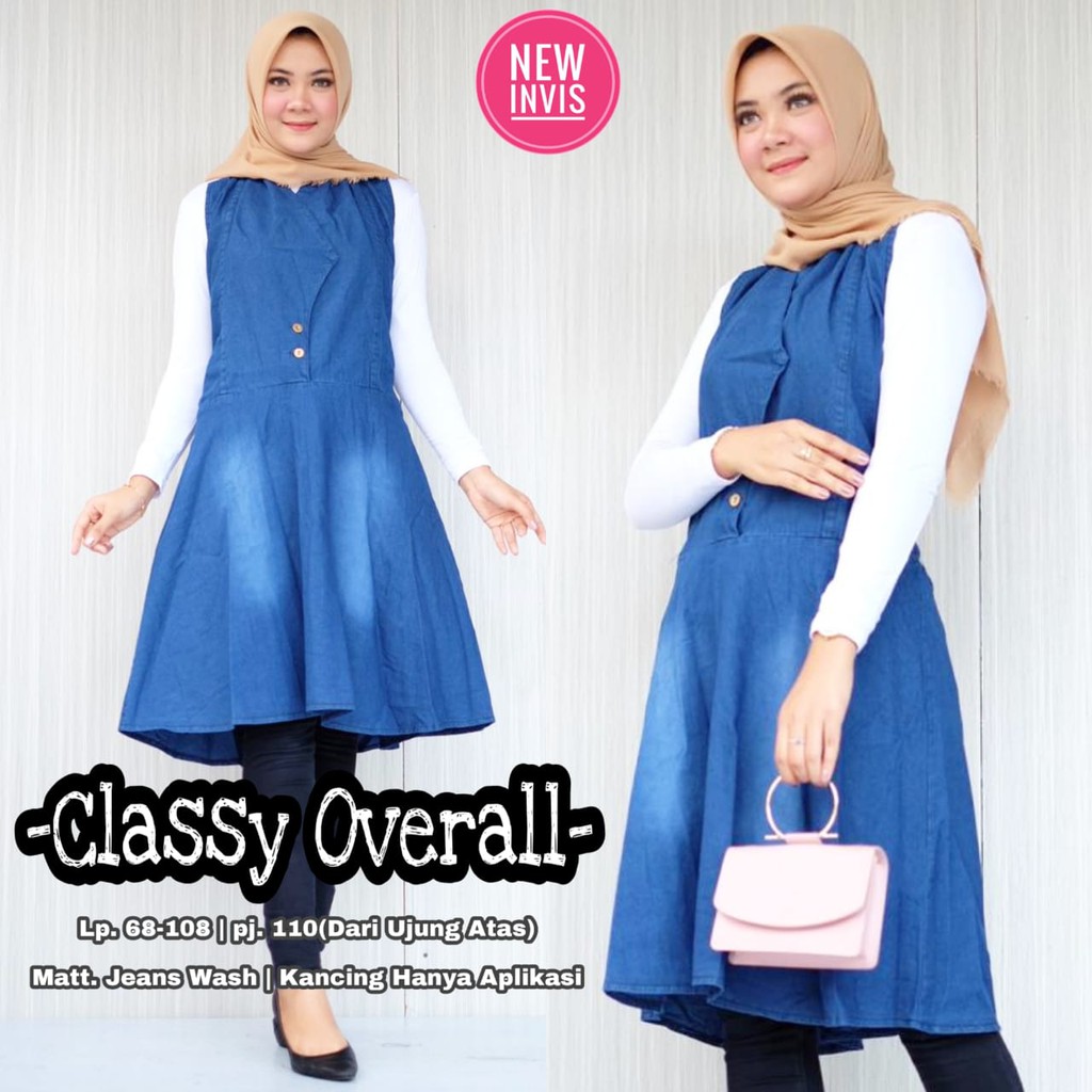 overall jeans classy