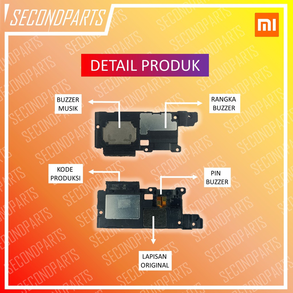 BUZZER SPEAKER MUSIC LOUDSPEAKER XIAOMI MIA1 MI A1 / MI5X MI 5X ORIGINAL COPOTA