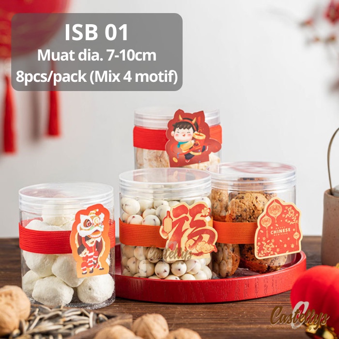 

Sabuk ISB 01 Hiasan Hangtag Toples Kue Kering Nastar Cookies Imlek CNY