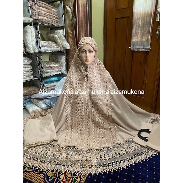 mukena calia katun warna full kd . (COD)