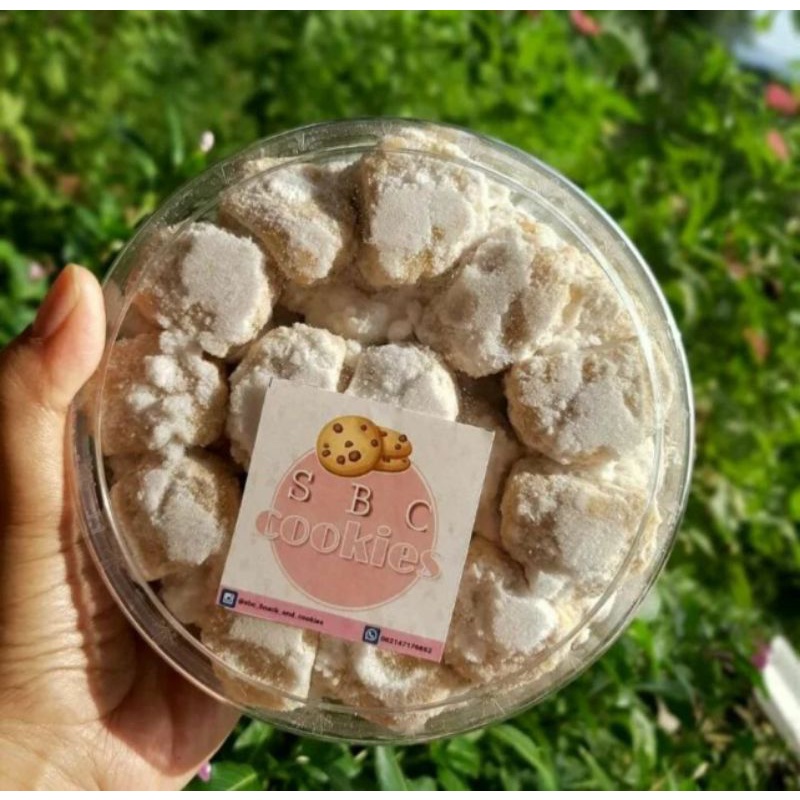 

kue putri salju premium