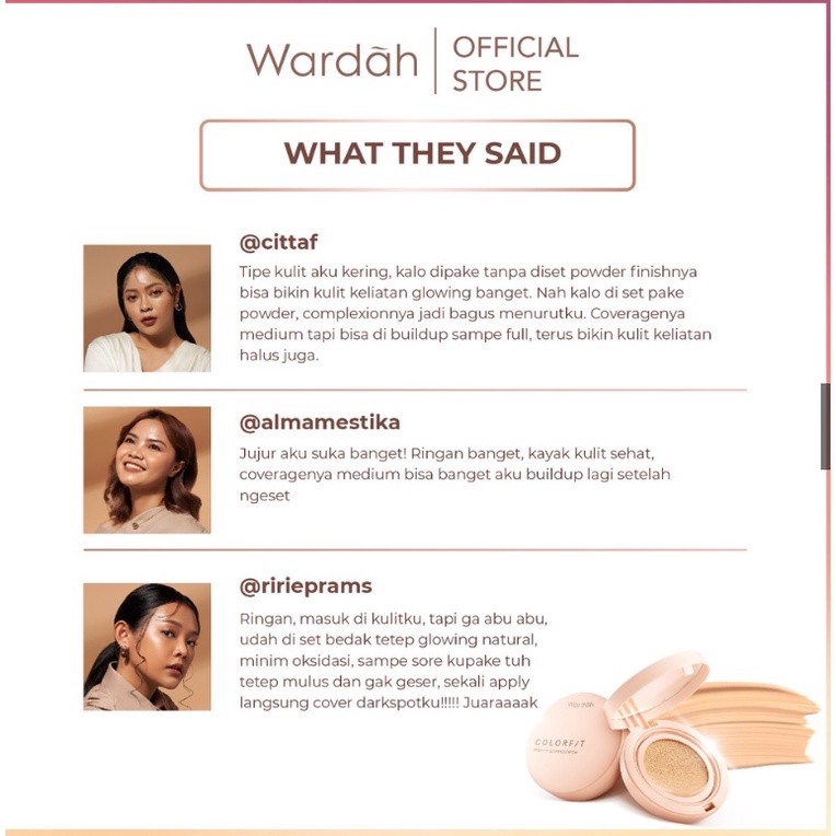 Wardah Colorfit Perfect Glow Cushion