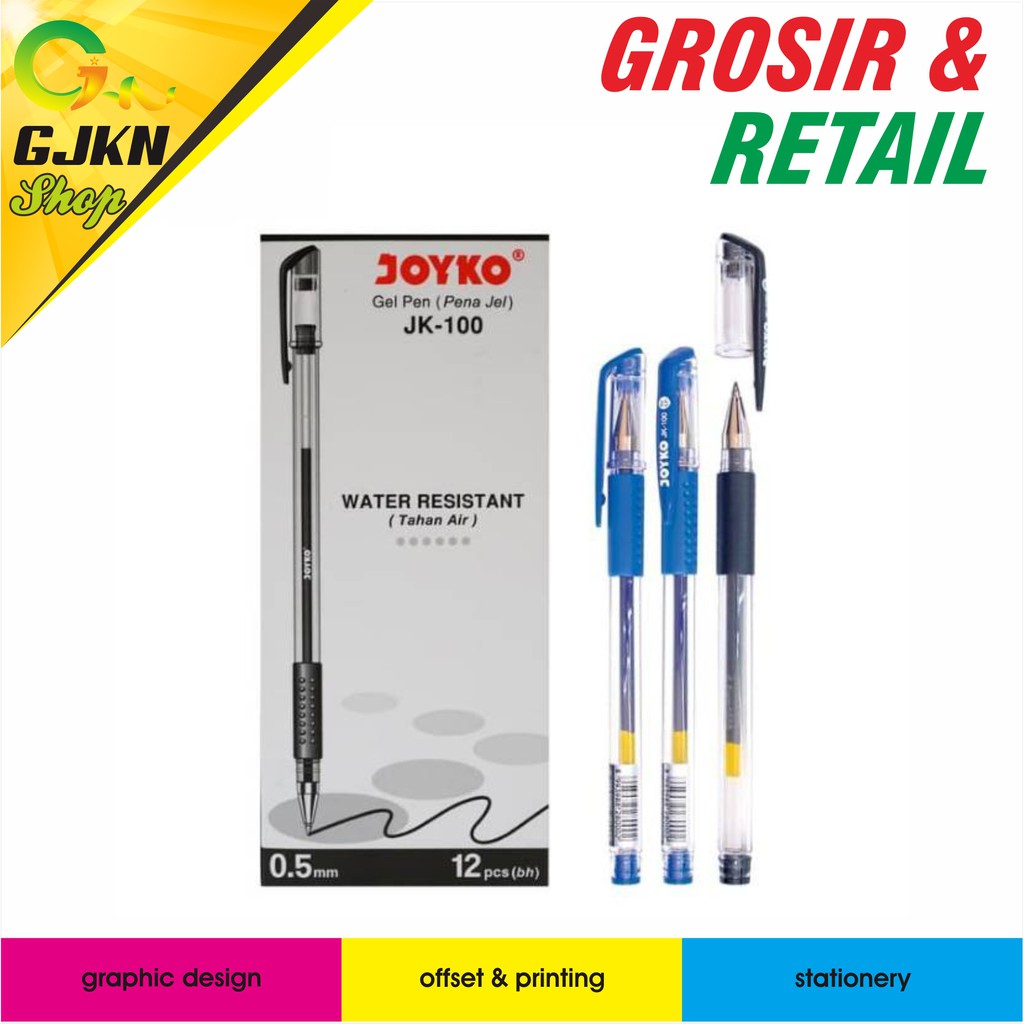 

Pulpen Gell Joyko JK-100 | Gell Pen | Bulpen