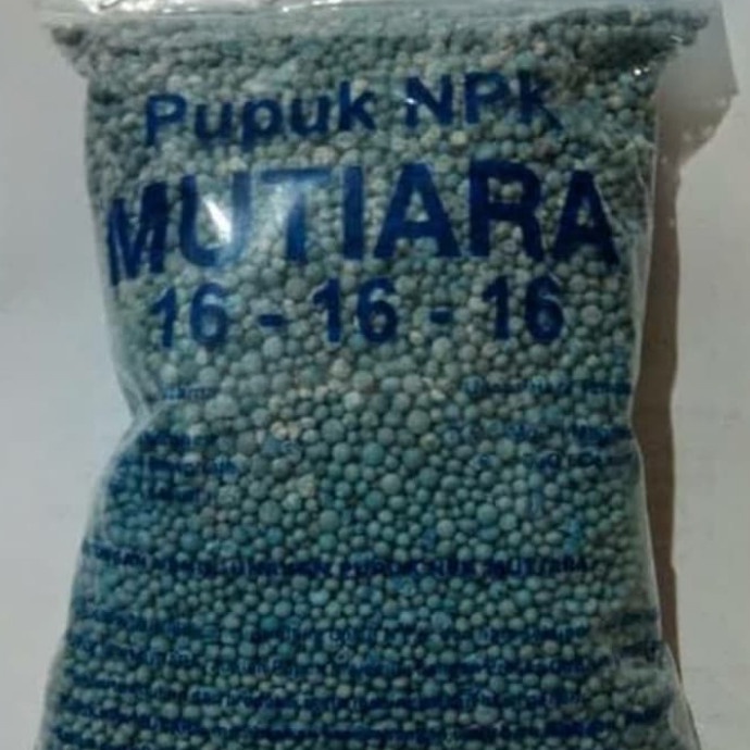 pupuk NPK mutiara biru 500gram - pupuk NPK mutiara