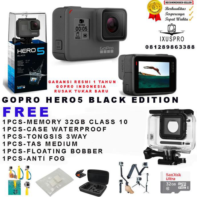 PROMO GOPRO HERO 5 BLACK ORIGINAL 100%/GOPRO HERO5 BLACK/GO PRO HERO5 BLACK TERLARIS