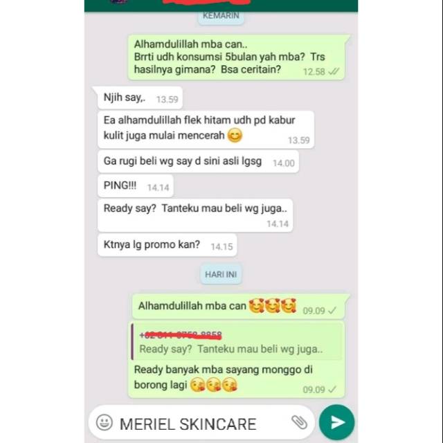 

Kapsul wg original ecer/butir nya