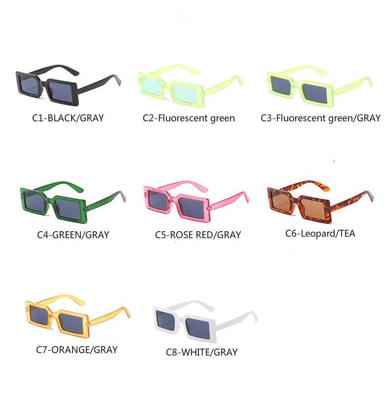 2021 new box ins trend fashion retro street photography sunglasses