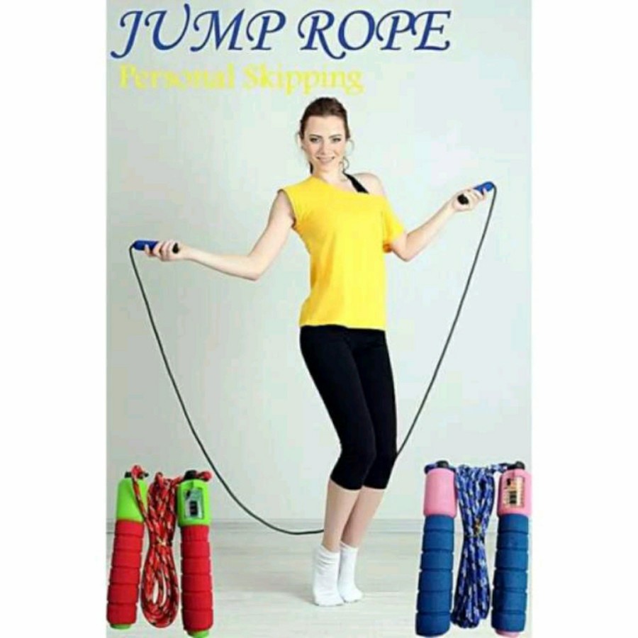 Jump Rope Skiping Soft Handle with Counter / Tali Lompat Skipping 287 CM