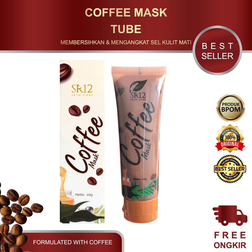 MASKER KOPI SR12 / COFFEE MASK PEELING SR12