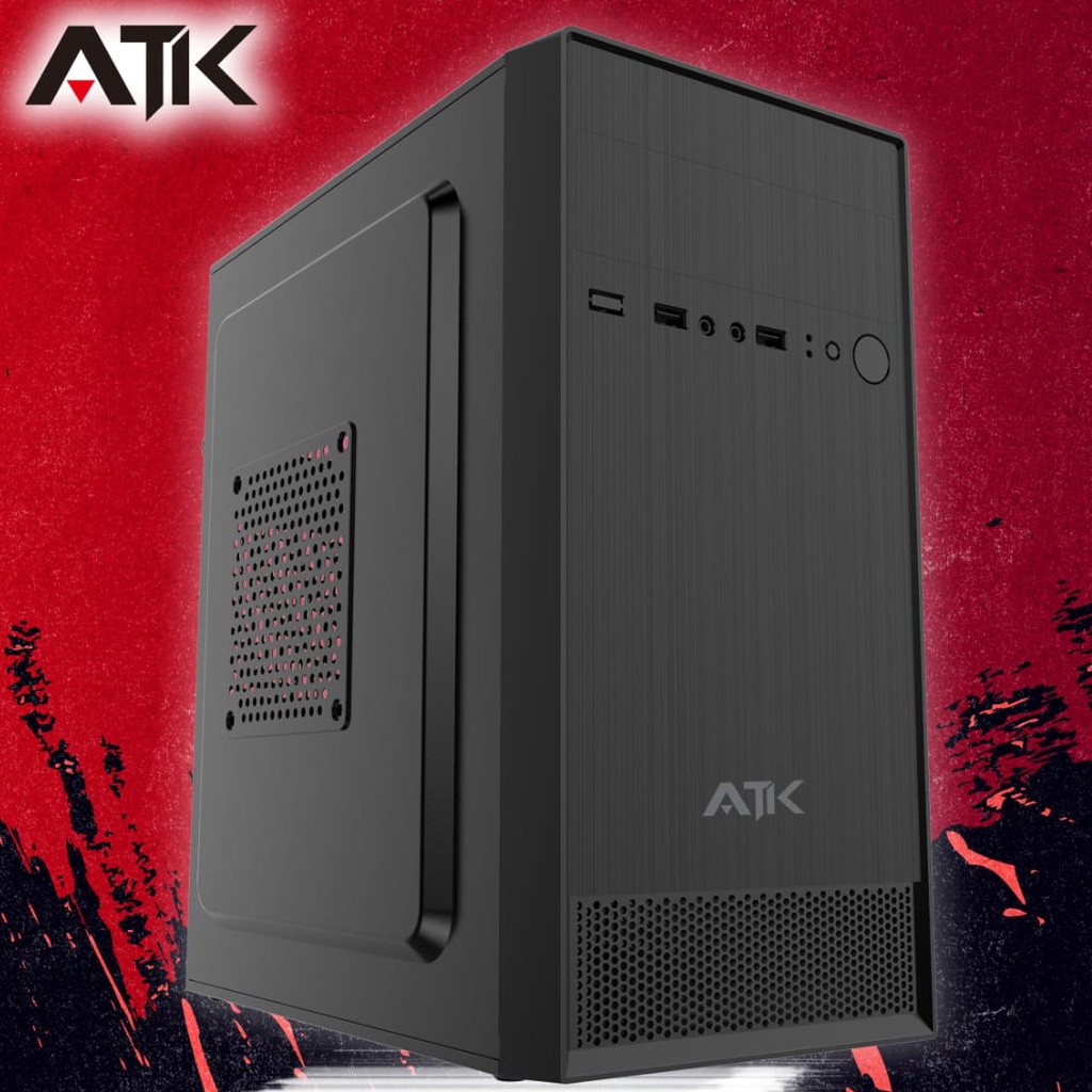 PC Case Casing Simbadda ATK 685 with PSU 600 Watt mATX PC Case Casing Office Komputer Kantor