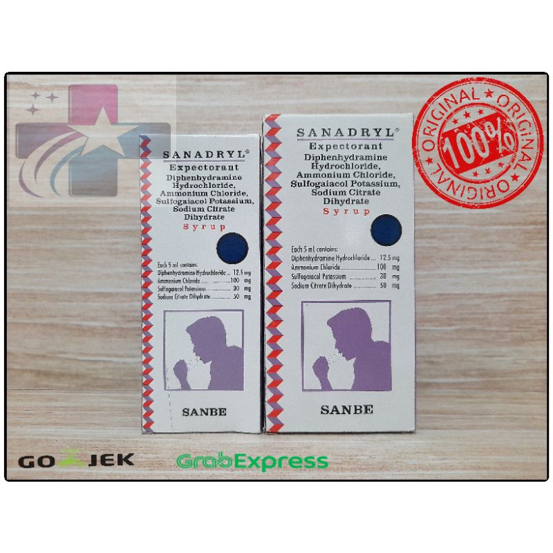 Sanadryl Expectoran 120 ml / Sanadryl Expectoran 60 ml