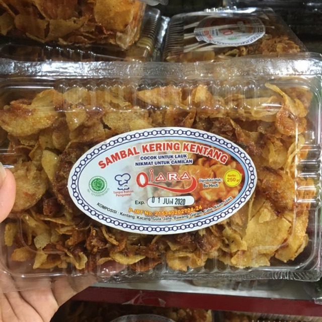 

Sambal kering kentang 250 gram
