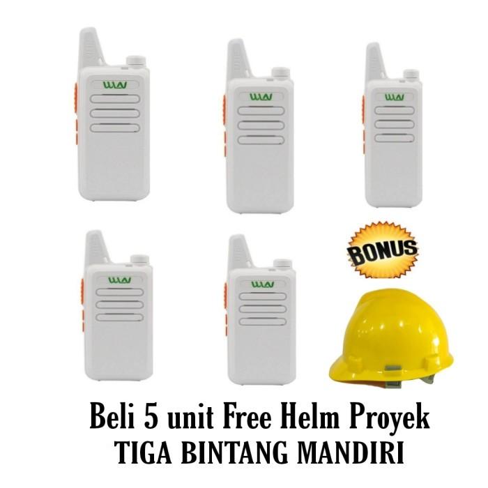 Ht Wln Kd C1 Putih 5 Unit /Ht Murah/Walkie Talkie Guaranteed