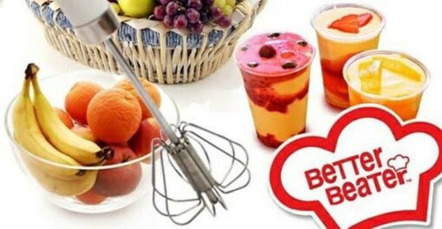 EM Better  beater hand mixer otomatis 2pcs