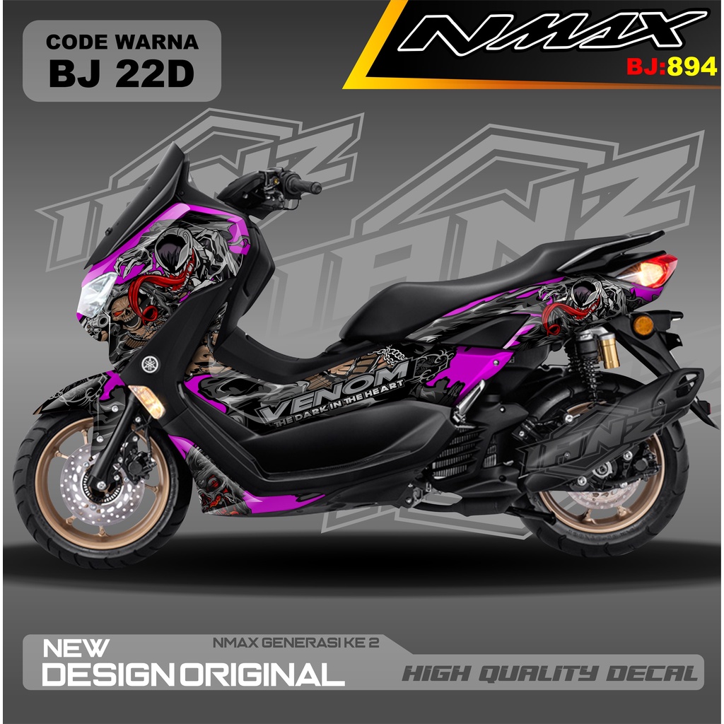 STICKER DECAL ALL NEW NMAX / DECAL FULL BODY NMAX / DECAL STIKER FULL BODY NMAX / STIKER DECAL NMAX TERBARU