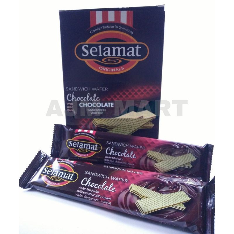 

Wafer Selamat Coklat 20Pcs x 12Gr