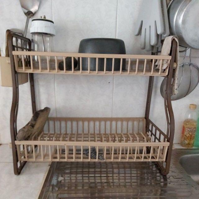 Rak Piring Dapur Plastik 2 Susun Lucky Star Kitchen Dish Rak Piring Dapur Plastik 2 Susun Lucky Star Kitchen Dish