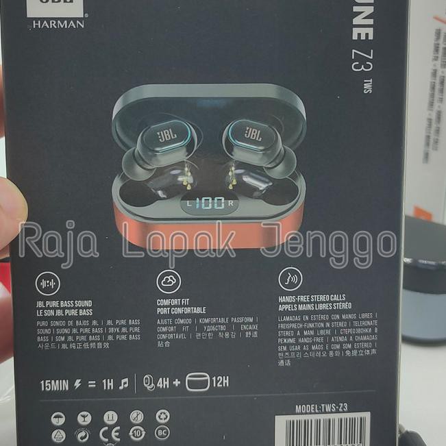 ZW HEADSET BLUETOOTH JBL ORIGINAL EARBUDS WIRELESS SUPER BASS 5.0 SPORT ➻ ✴✪