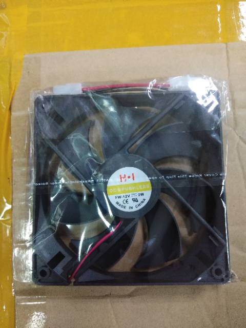 Fan Casing 12Cm Hitam / CPU Cooler 12Cm Hitam