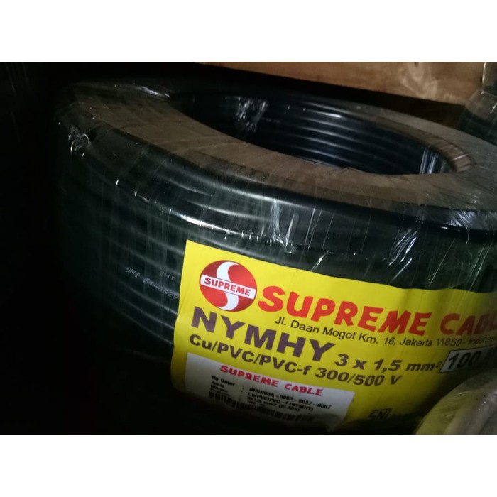 Jual Kabel Listrik Nyyhy Nymhy X Mm X Mm Supreme Roll Meter Shopee Indonesia