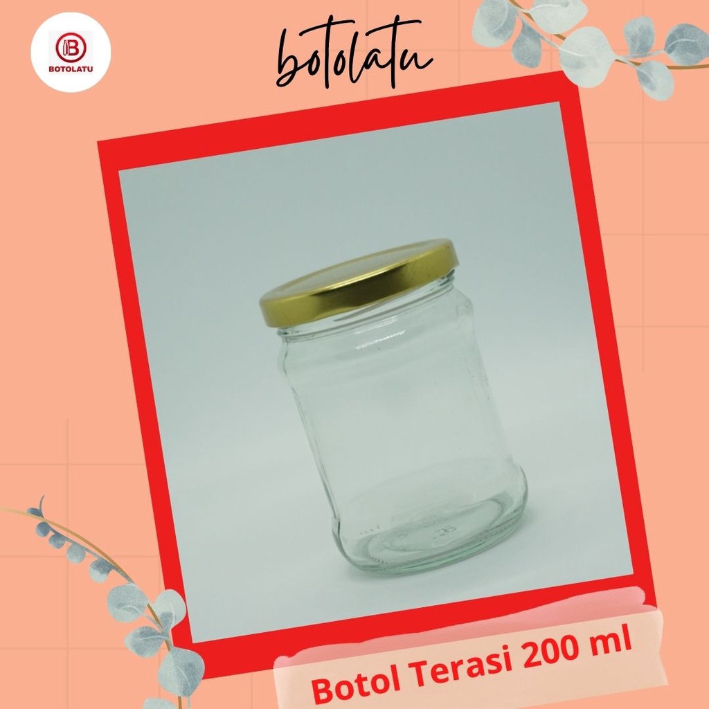 Botol Kaca JAR Terasi 200 ML