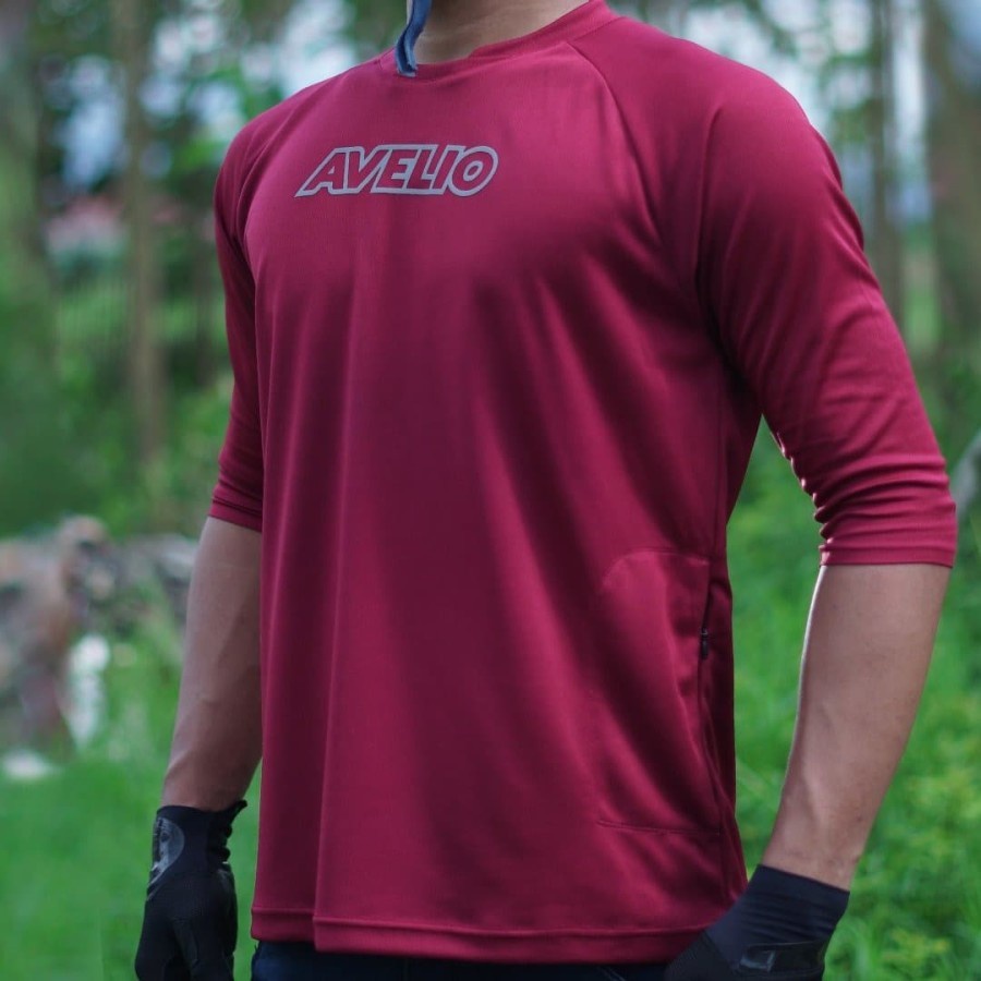 Kaos Baju Jersey Sepeda Mtb Downhill Avelio Whip Legion Bersepeda Gunung Pria Lengan Pendek