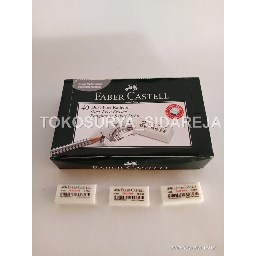 

PENGHAPUS FABER CASTELL HITAM & PUTIH ORIGINAL SATUAN