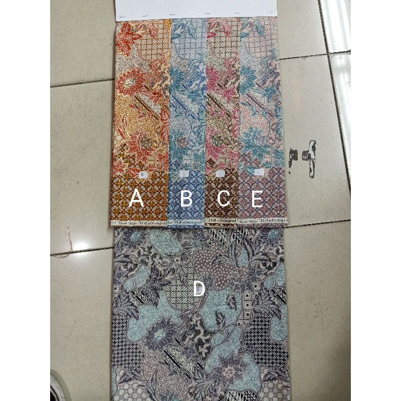 Bahan Batik Semi Sutra Foil / Kain Batik Sutra Murah Per 1/2meter = 50 cm = 0,5 m
