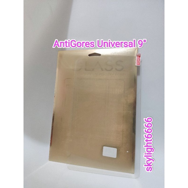 Tempered Glass AntiGores Universal 9&quot;