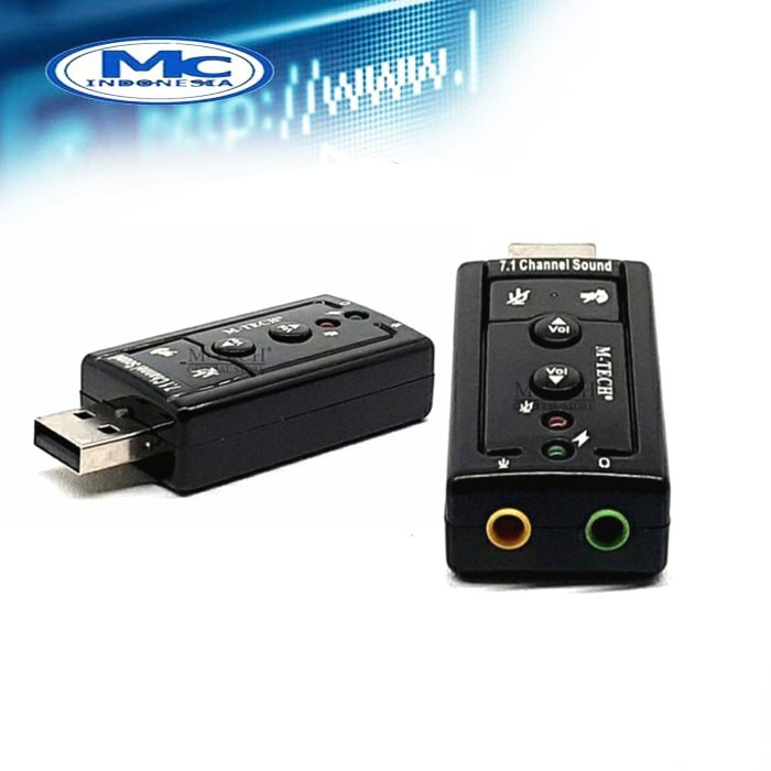 USB External Sound Card Audio 7.1 Channel Adapter