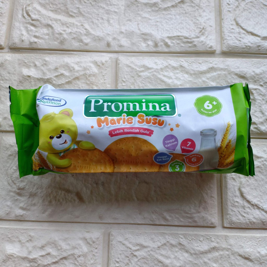 Biskuit Promina Marie Susu 6+ usia 6 bulan ke atas 150gr cemilan snack biscuit anak bayi baby mpasi