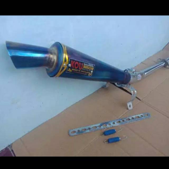 Knalpot KOU MAHACHAI bluemoon vixion old version vixion new lighting R15 all series