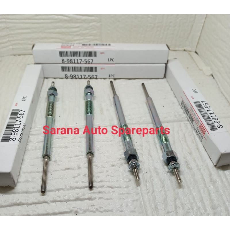 BUSI PEMANAS GLOW PLUG ISUZU NEW D-MAX DMAX D MAX NEW BARU 4JJ1