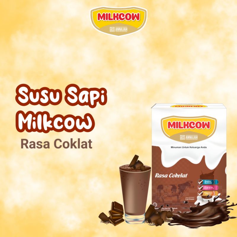 Susu Gemuk Badan MILKCOW 200gr Original