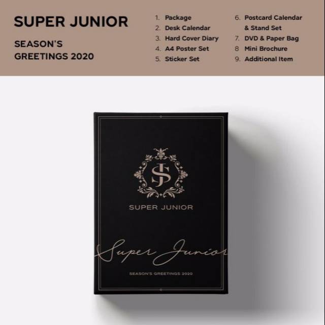[Pelunasan] Sharing Season Greeting 2020 Super Junior