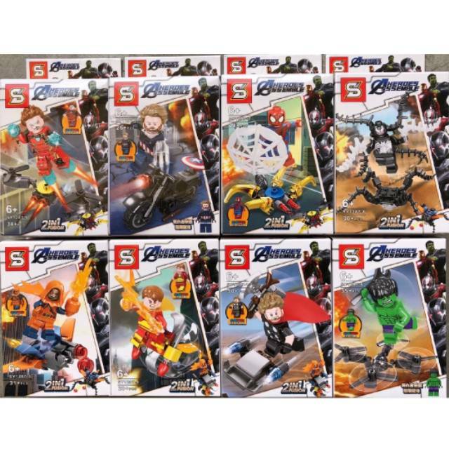 Brick Super Hero SY 295 Heroes Assemble (1set)